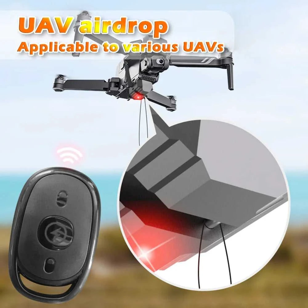 Universal Drone Airdrop Thrower System 2.4 Remote Control General Payload Delivery Thrower Air Dropper Device Drone Accessories The jack market .AU The jack market .AU Drones $ 55 14:193