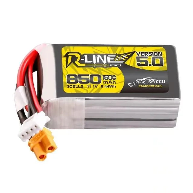 Tattu R Line 5.0 850/1200/1400mAh 150C LiPo Battery For RC Drones And Airplane Models