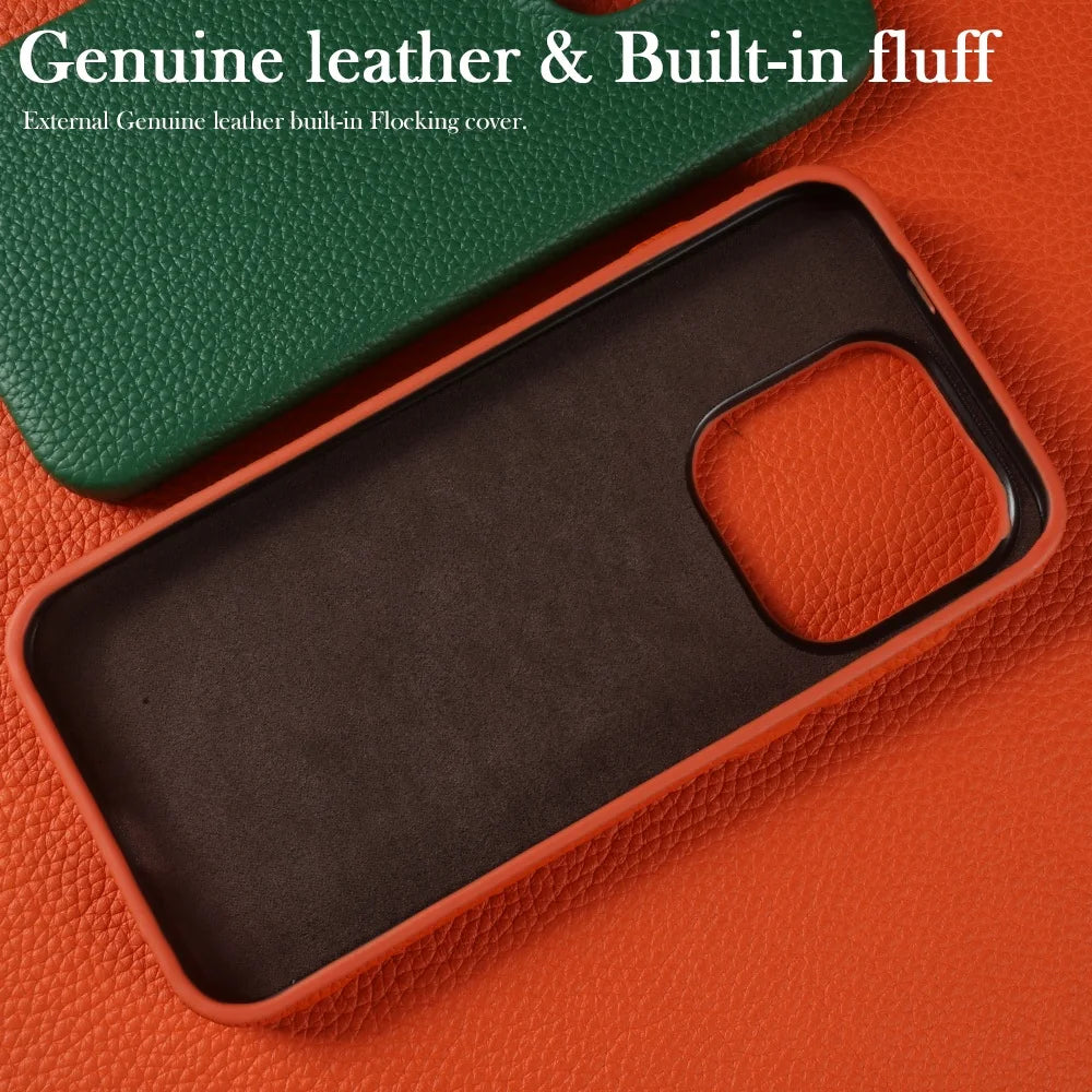 For Oneplus 15 Case 13R 12 10R 8Pro 7T 9R 7TPro Case Luxury Genuine Leather Cases For Magsafe Oneplus Phone Cover Magnetic Coque
