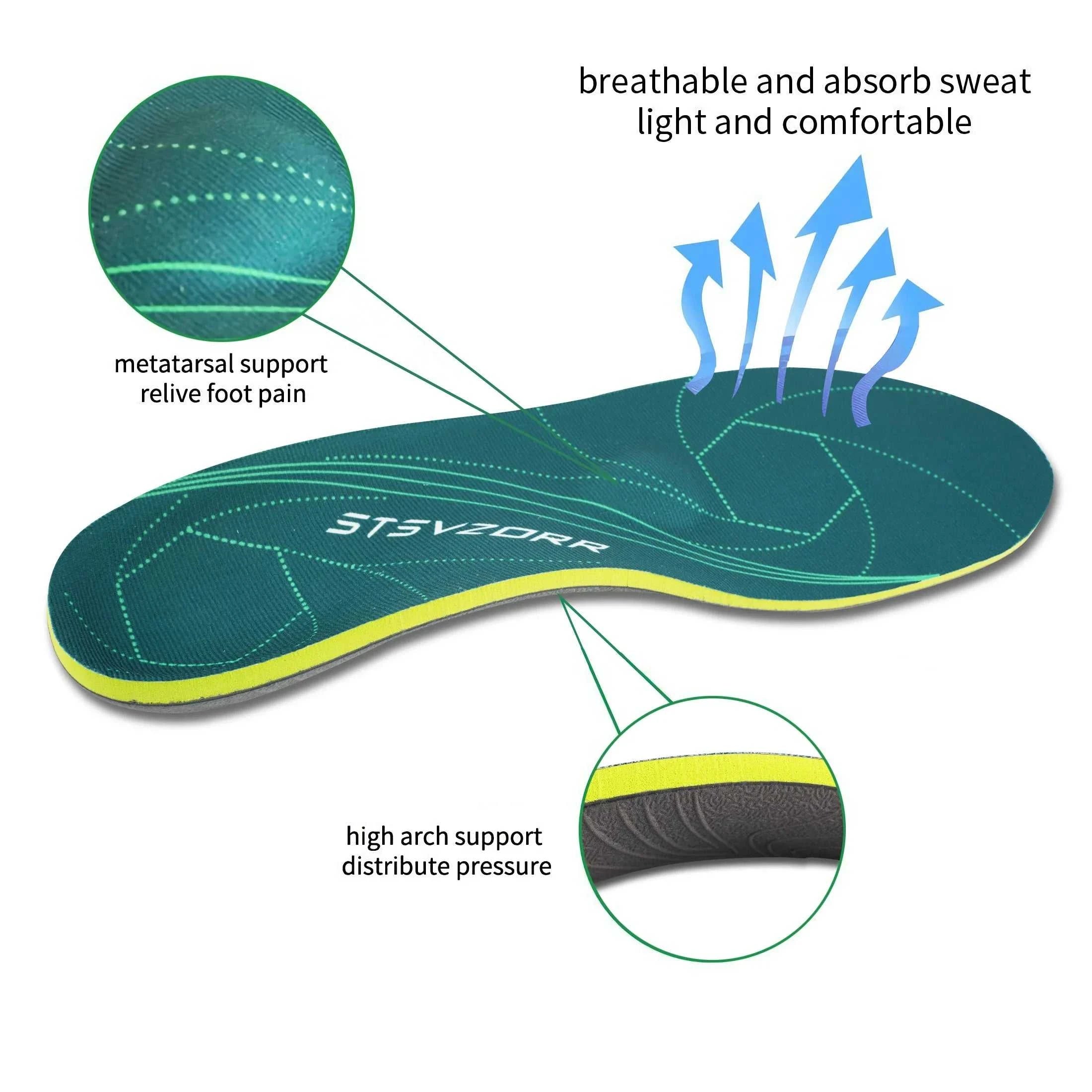 IFITNA thopedic Insole Plantar Fasciitis Relief Flat Foot Arch Support Women Men Work Orthotic Insert Sport Shoe Insole Sole The jack market .AU The jack market .AU Step Up Your Style: Trendy Shoes for Every Occasion! $ 63 14:691#127STS-green;200000124:200000281#EU(37-38)-240MM;200007763:201336100