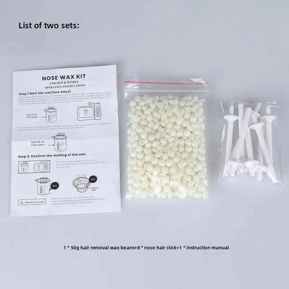 NoseBuddy Portable Wax Kit – Painless Hair Removal for Men & Women – Effortless Beauty Tool for Ear & Nose Care