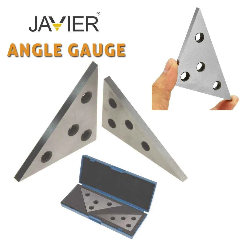 JAVIER Precision Ground Angle Block Set - Durable 2/10/12/17pc Kit with Storage Case for Lathes & Machinist Tools