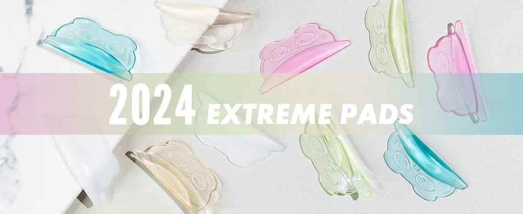 Libeauty U Curl Silicone Eyelash Perm Rods - 4 Pairs with Free Glue for Stunning 3D Lash Lifts