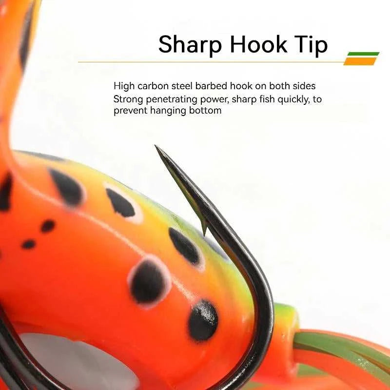 Big Mouth Topwater Frog Lures Durable Lifelike Silicone Bass Bait Floating Realistic for Pike Snakehead Salmon Trout Catfish The jack market .AU The jack market .AU Fishing Gear $ 21 14:200002984#D