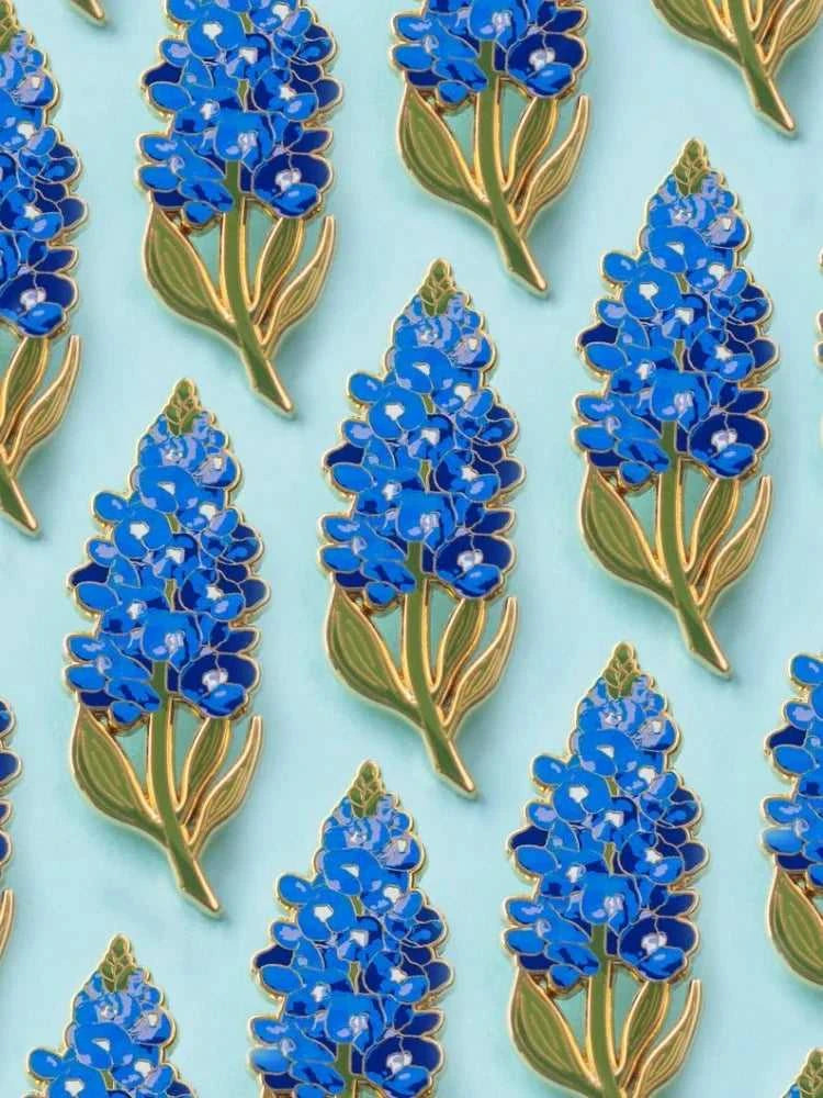 Bluebonnet Enamel Pin Texas Wildflower Lapel Floral Accessory, Botanical, Nature Lover Gift, Spring Bloom, Garden Enthusiast The jack market .AU The jack market .AU Jewellery & Chains $ 48 200001033:361180#A