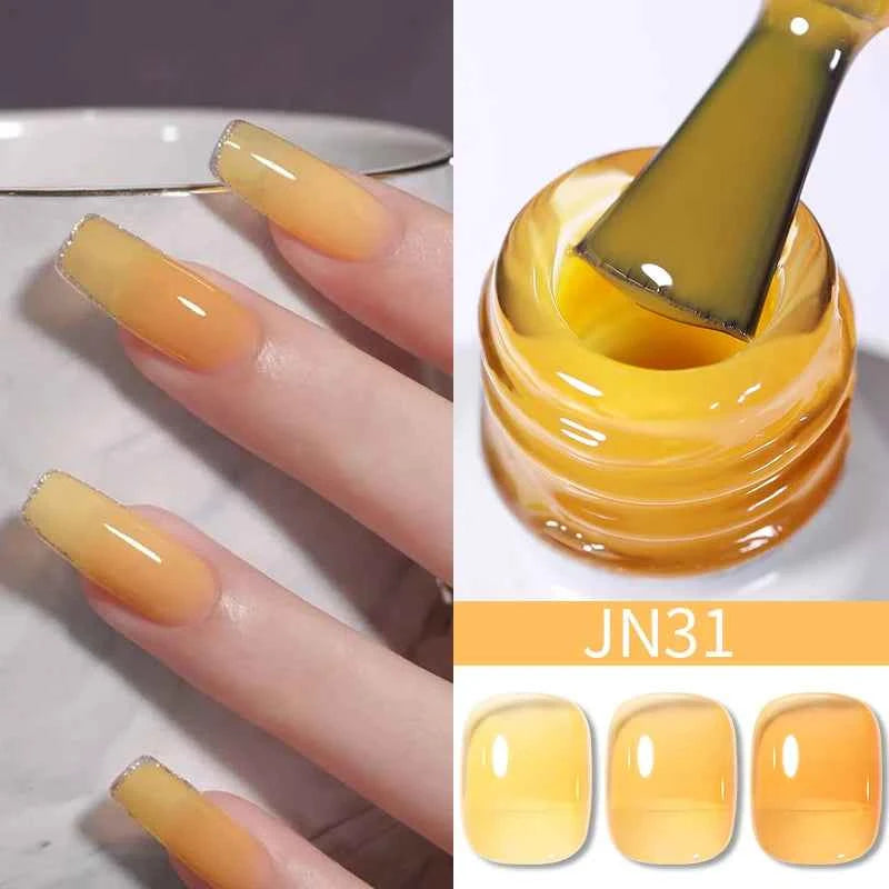 BORN PRETTY Neon Red Gel Nail Polish Yellow Green Summer Color Semi Permanent Varnish 10ml Soak Off UV LED Nail Art Manicure