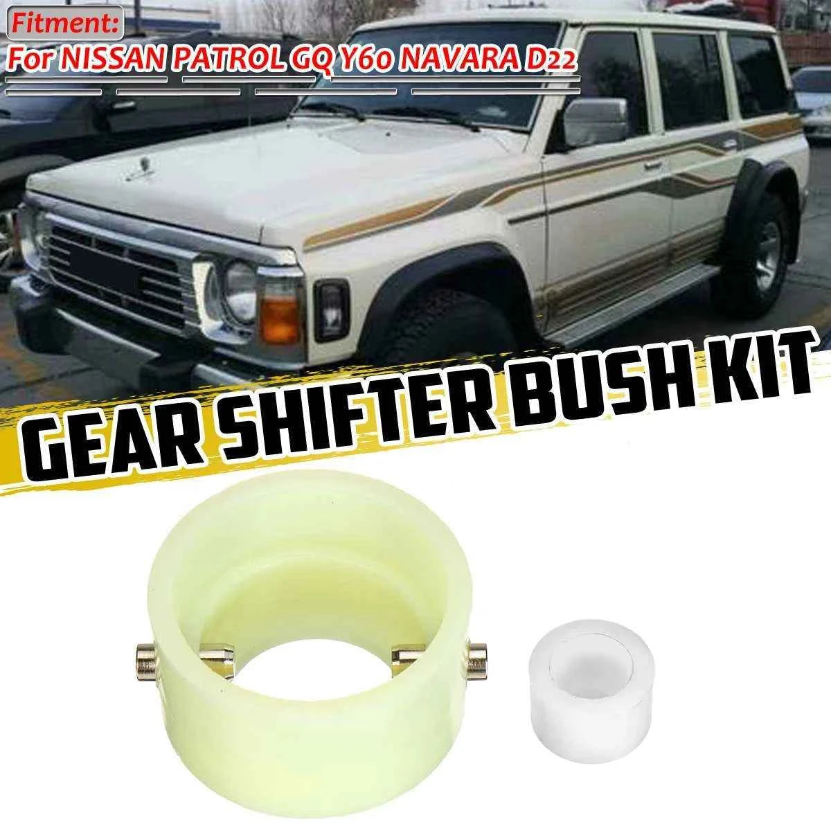 Shifter Bushing,Gearbox Shifter Bush Kit 32850‑V5001 32861‑01G00 for Nissan Patrol GQ's All Models Navara D22 Models