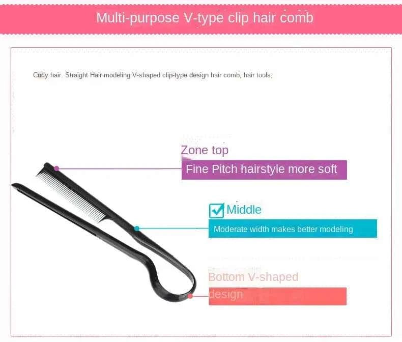 SalonPro Hair Straightening Comb - Effortless Styling & Smooth Finish Tool for Women