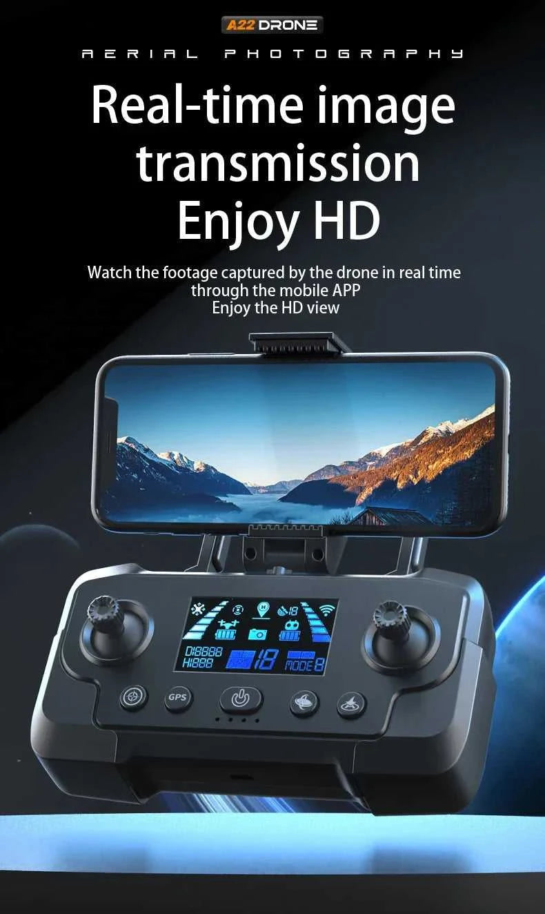 Lenovo A22 Drone 8K GPS double Camera Aerial Photography Optical Localization Four-way Obstacle Avoidance 4K Drone New The jack market .AU The jack market .AU Drones $ 161 14:200006153#Avoidance-2S-1B-4K