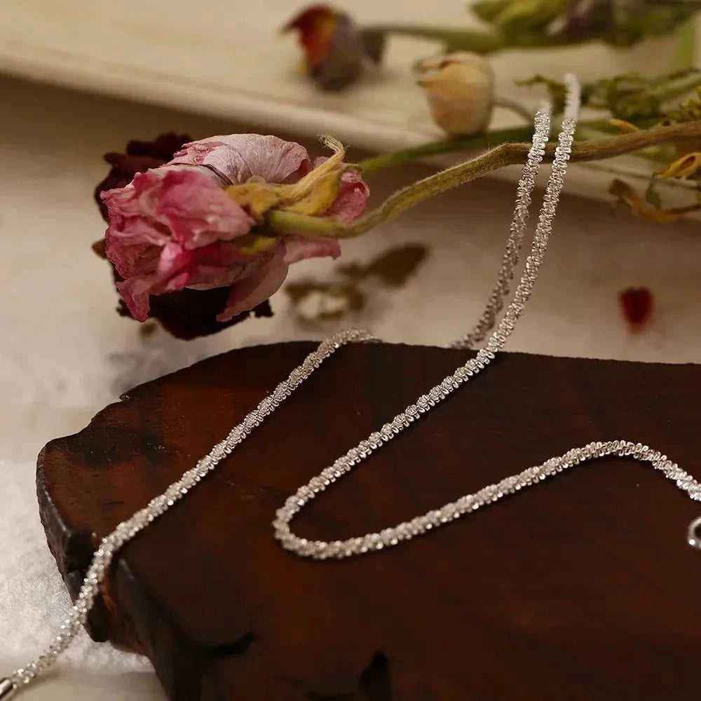 Silver Color Sparkling Necklace For Women Trendy Clavicle Chain Choker Girls Korean Wedding Party Jewelry Accessories The jack market .AU The jack market .AU Jewellery & Chains $ 47 200001034:361180#A