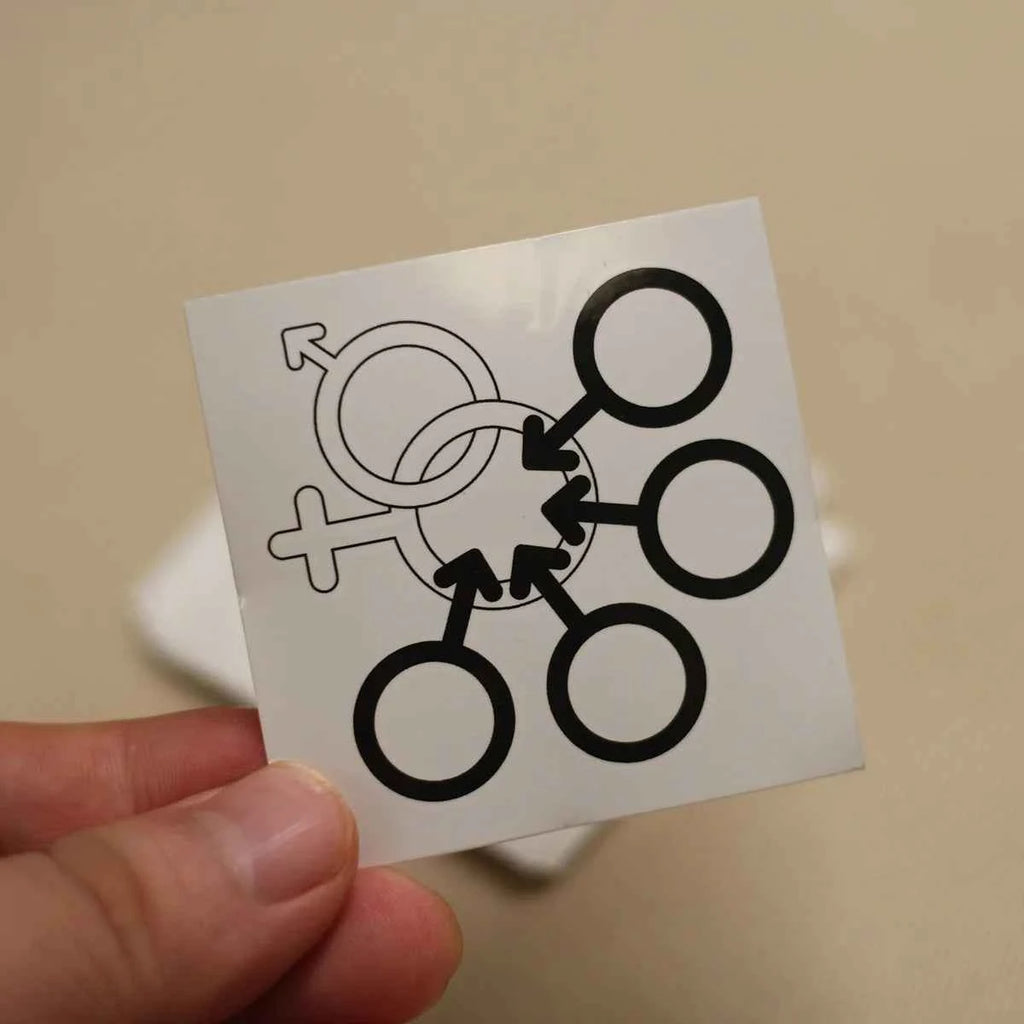 cuckold symbol temporary-tattoo,adult waterproof sticker