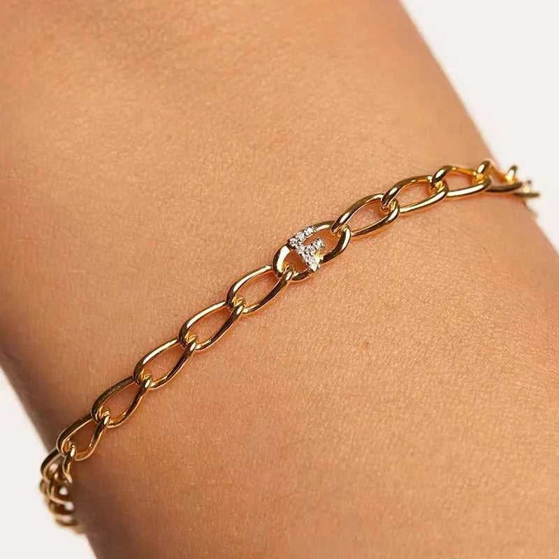 925 Sterling Silver Letter Bracelet Personality Charm Simple Name Initials Bracelet Birthday Gift for Women's Exquisite Jewelry The jack market .AU The jack market .AU Jewellery & Chains $ 50 200000226:100010417#T