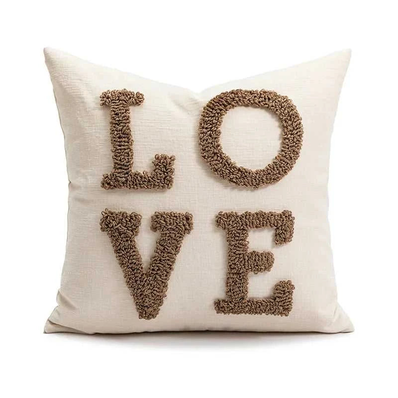 Beige Heart Tree Sugar Christmas Cushion White Red Pillow Cover for Home Decoration Soft Chenille Plush Tufted Emboridered The jack market .AU The jack market .AU Home $ 43 14:201619812#Love
