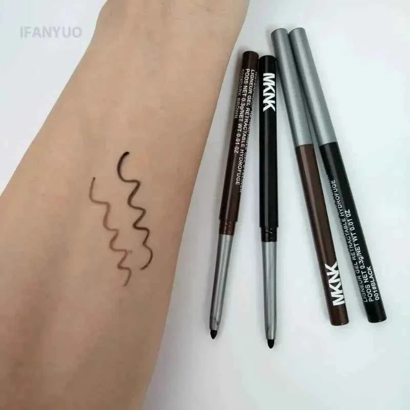 Strong Black Long-lasting Waterproof Gel Eyeliner Pencil Smooth Quick-drying Easy Color Glue Eyeliner Pen Eye Makeup Cosmetics