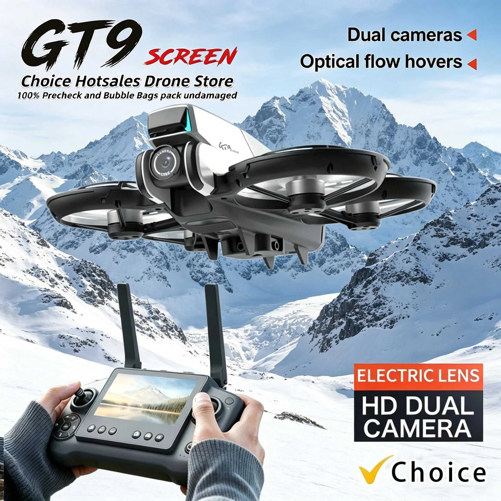 2026 New Drone 4.3 Screen 2.4G 6CH Brushless 1503 4000KV 143g No Registration EIS Anti-Shake Optical Flow WiFi RC Quadcopter Toy The jack market .AU The jack market .AU Drones $ 108 14:193#GT9-8K-Grey-1B;200000828:201589807#8k-Screen display