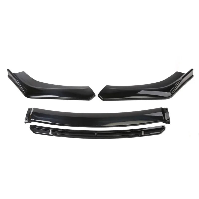 For Universal Cars 3-Piece Adjustable Universal Car Front Bumper Lip Spoiler Diffuser Splitter Body Kits Side Corner Guard