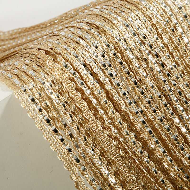 1m*2m Beaded Curtain Door Tassel String Curtain Partition Curtain Silver Tassel Silver Door Curtain Line Curtain Home Decoration The jack market .AU The jack market .AU Home $ 54 14:200003699#WH