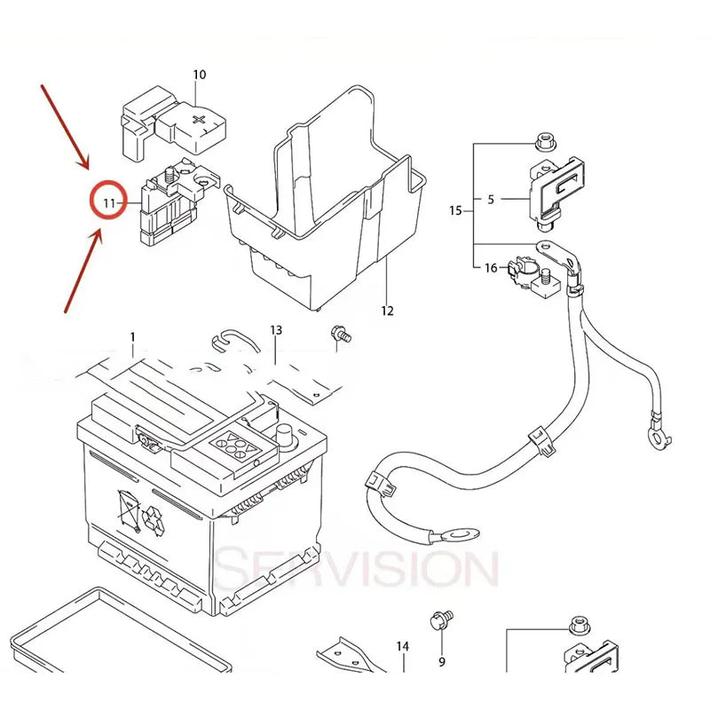 New Genuine OEM Parts Auto Battery Fuse 36739-61M00 For SX4 S-cross 2013-2020 New Vitara 2015-2021
