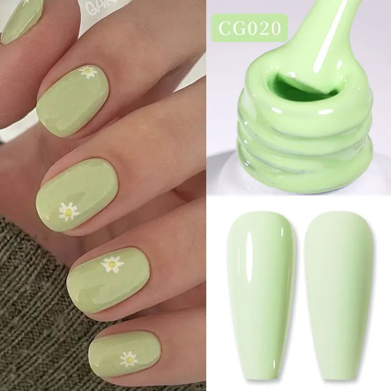 BORN PRETTY Neon Red Gel Nail Polish Yellow Green Summer Color Semi Permanent Varnish 10ml Soak Off UV LED Nail Art Manicure