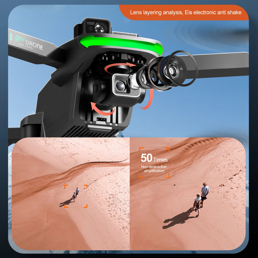 2024 NewS155 Drone With 8K Camera A22 360° Laser Obstacle Avoidance 5G Digital Image Transmission PTZ Anti-Shake EIS Camera FPV