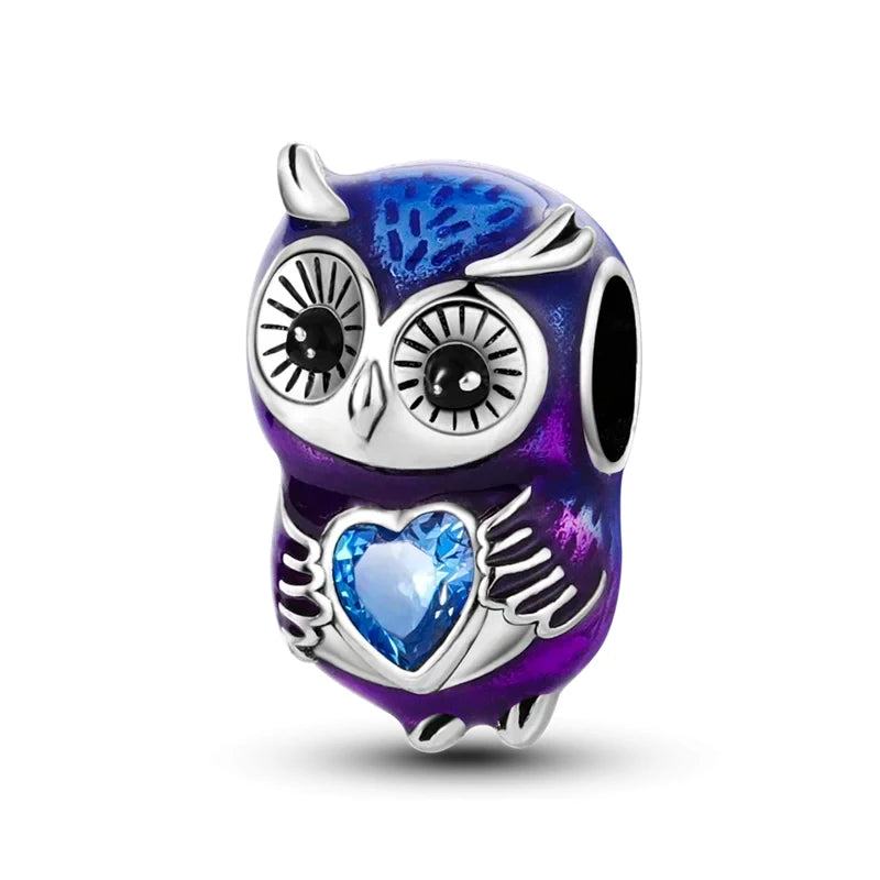 925 sterling silver owl flamingo woodpecker feather charms fit original bracelet charm bead necklace Diy female jewelry The jack market .AU The jack market .AU Jewellery & Chains $ 50 200000226:202006807#SMC6222