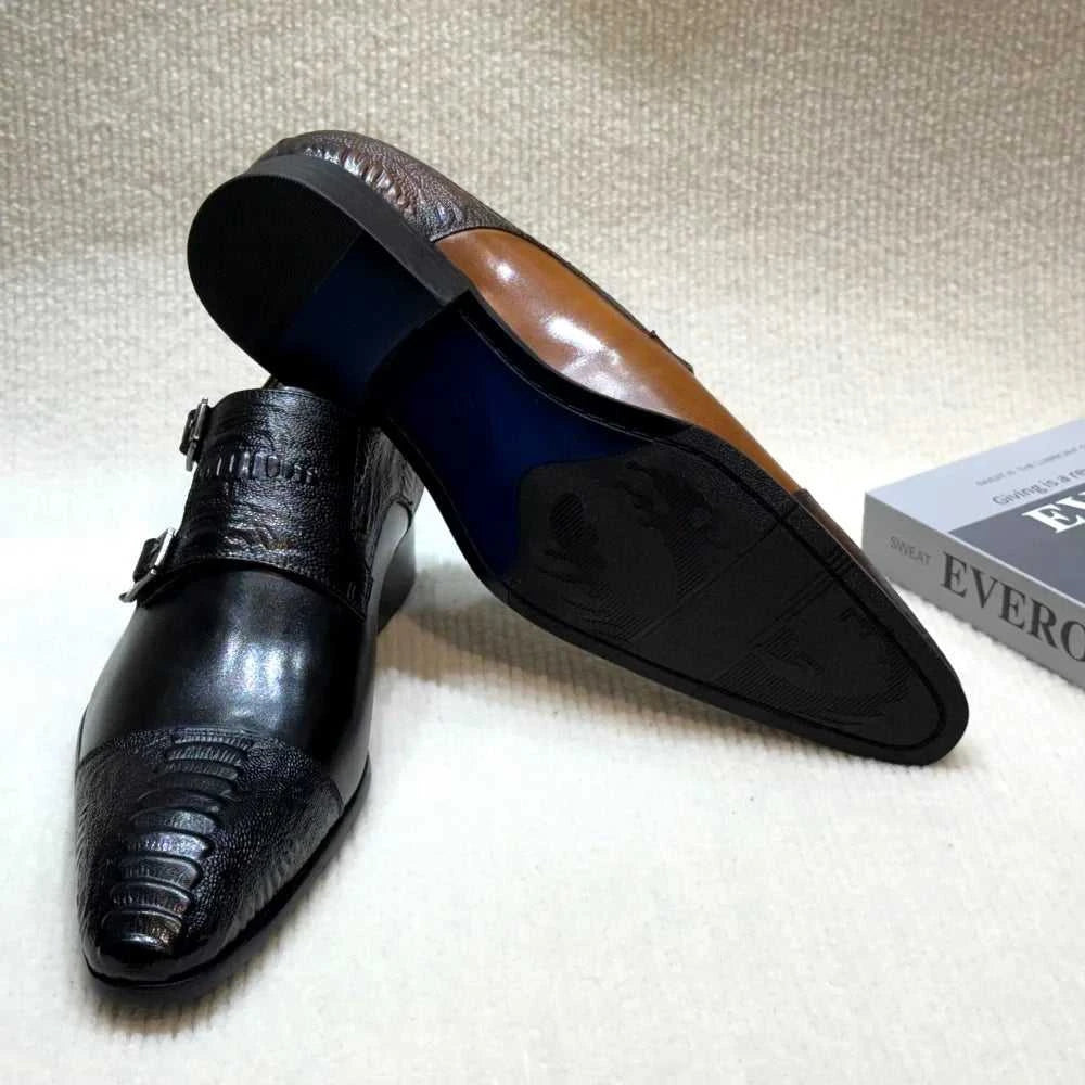 Men's Handmade Brown Monk Shoes Double Buckle Genuine Cow Leather Luxury Wedding Business Formal Basic Men's Footwear The jack market .AU The jack market .AU Step Up Your Style: Trendy Shoes for Every Occasion! $ 132 14:193#black;200000124:200000364