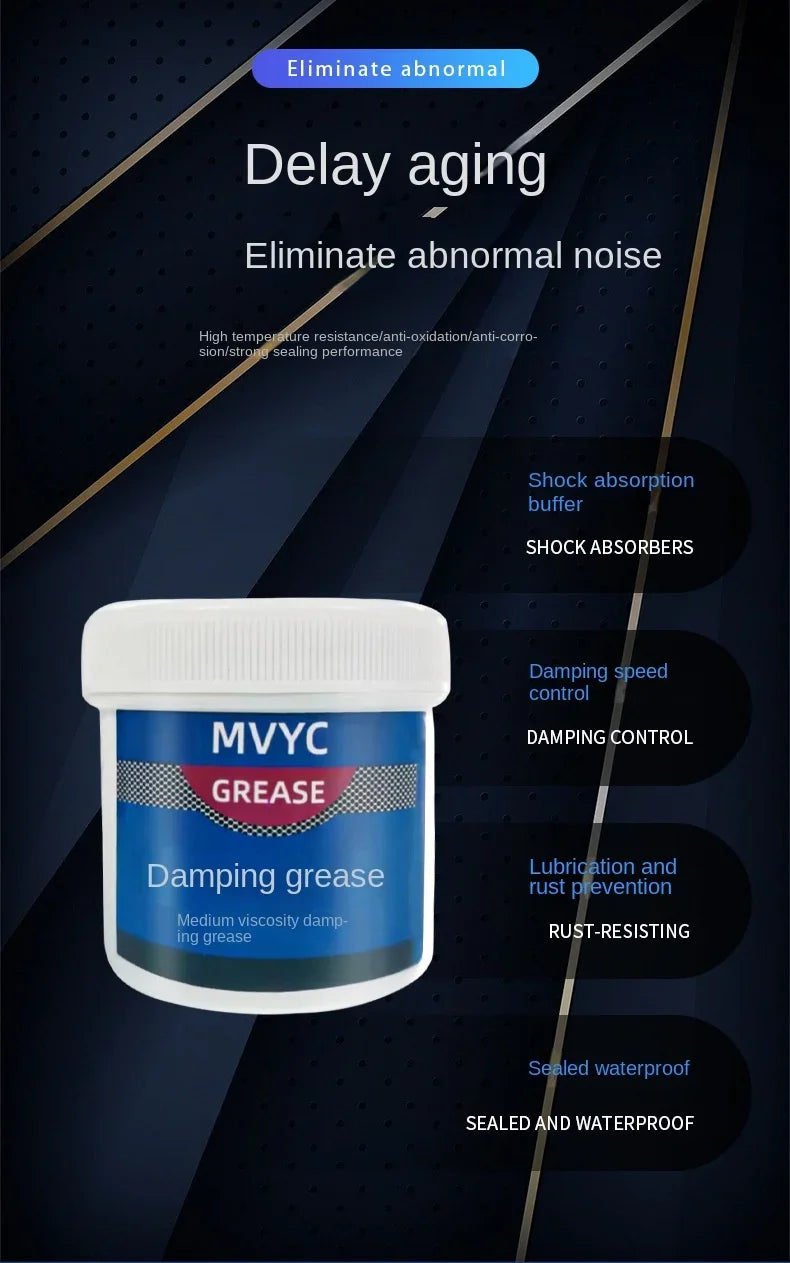 Car Lubricant Grease Gear Oil Grease Waterproof & Strong Adhesion Door Abnormal Noise Oil For Mechanical Maintenance Eliminate