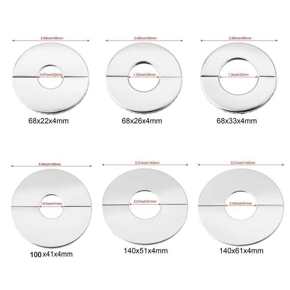 1Pc Self-Adhesive Stainless Steel Shower Faucet Decorative Cover Chrome Finish Water Pipe Wall Covers Bathroom Accessories The jack market .AU The jack market .AU Home $ 45 14:366#68x26x4mm