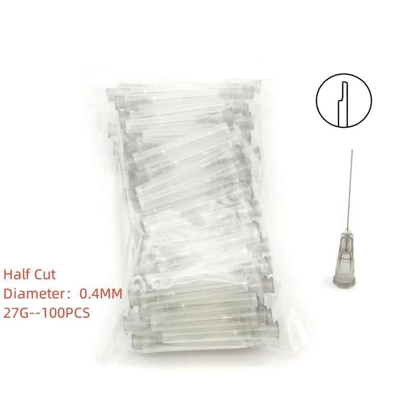 100Pcs Endo Irrigation Needles - Precision 25G/27G/30G Tips for Root Canal Mastery