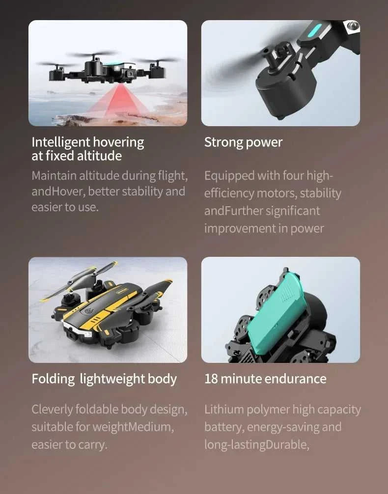 New G6 Drone 8K 5G GPS Professional HD 360 ° Aerial Photography Dual-Camera Foldables Obstacles Avoidanc Brushless Quadrotor 5KM The jack market .AU The jack market .AU Drones $ 78 14:100018786#BL-4K single camera