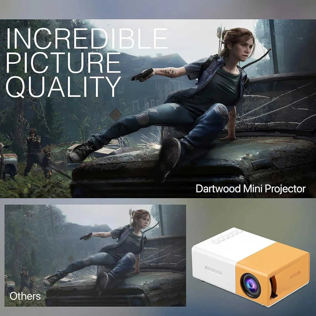 Projector for home use, mini projector for children's bedroom, portable projector, supports 4K ultra-high definition. The jack market .AU The jack market .AU Home $ 80 14:202429827#White