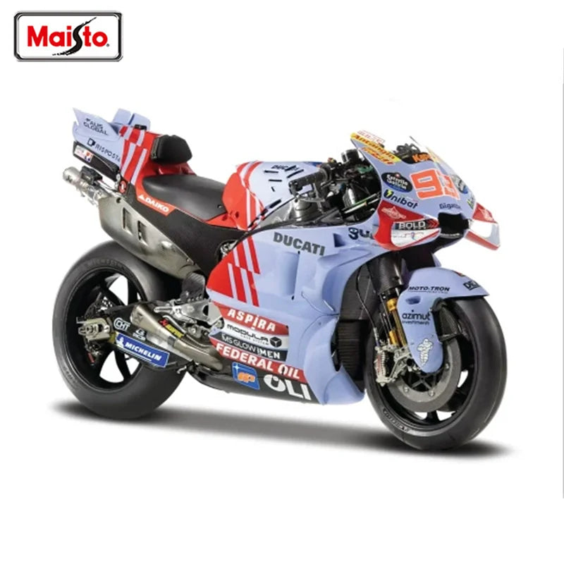 New In Stock Maisto 1:18 Scale Gresini Marquis No.93 202 Motorcycle Alloy Die-Cast Model Custom Children'S Toys Gift Collectible