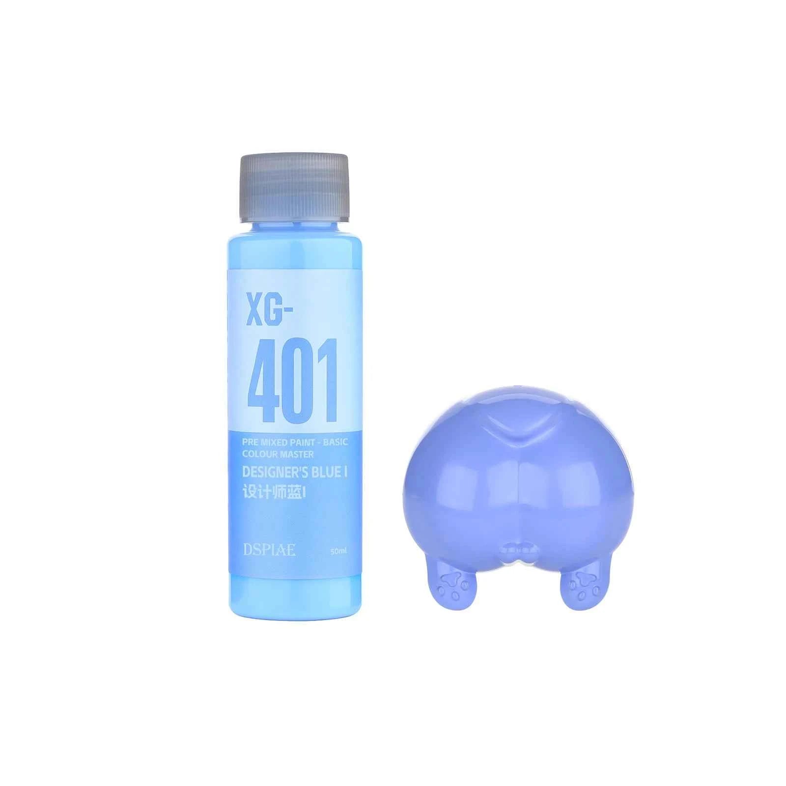 New DSPIAE XG Series Pre Mixed Paint-Basic Color Master 50ML Water-based Paint for Spraying/Hand Painted Model Coloring Pigments