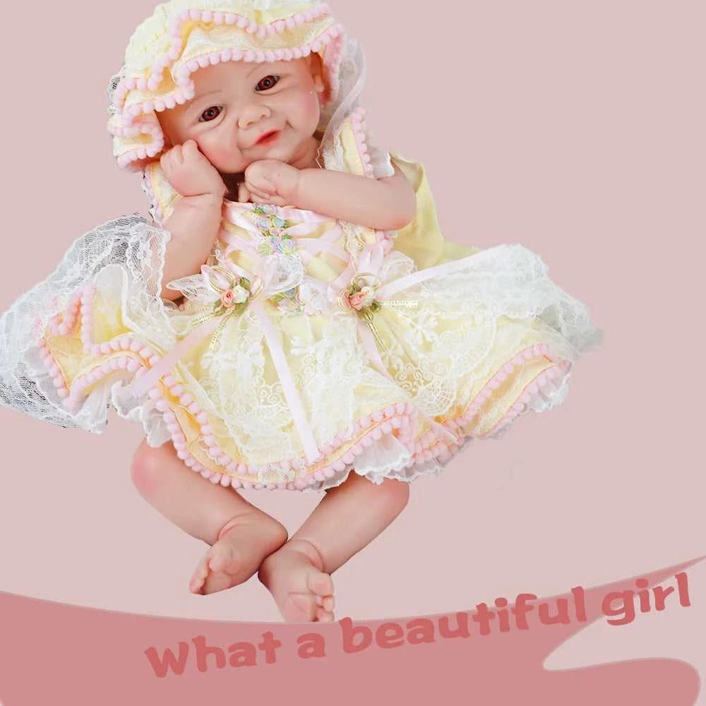 Weighted Baby Girl 16.93" Lifelike Full Body Silicone Reborn Dolls Soft Handmade Newborn Dolls for Collector Gift The jack market .AU The jack market .AU Little Wonders $ 161 200007763:201336106