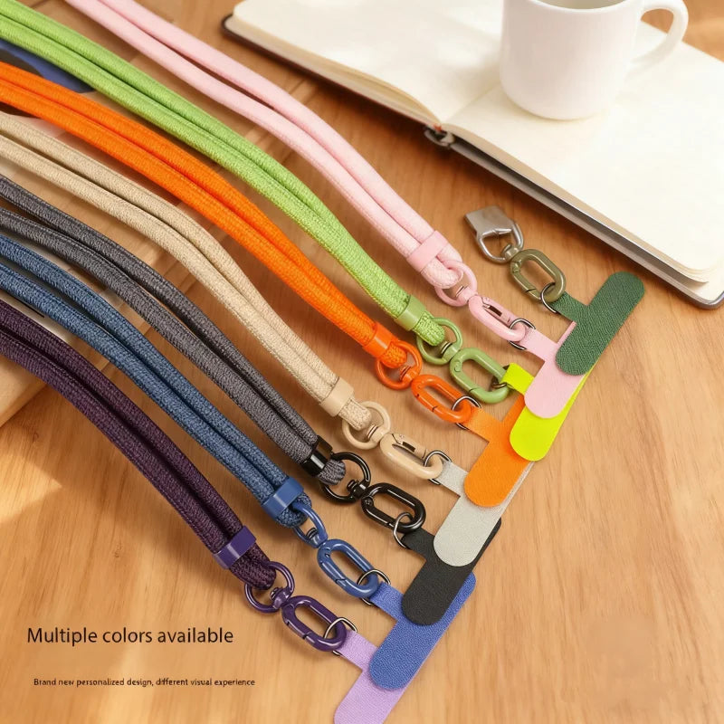 Universal Phone Lanyard - Adjustable Crossbody Neck Strap with Anti-Drop Clip & Portable Wrist Strap