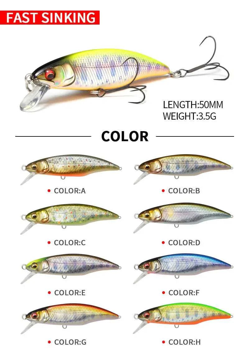Fishing 50mm 3.5g Swimbaits Bass Big Fish Crankbaits Fishing Lure Floating Wobblers for Pike Minnow Lure Fishing Tackle The jack market .AU The jack market .AU Fishing Gear $ 25 14:200006152#11