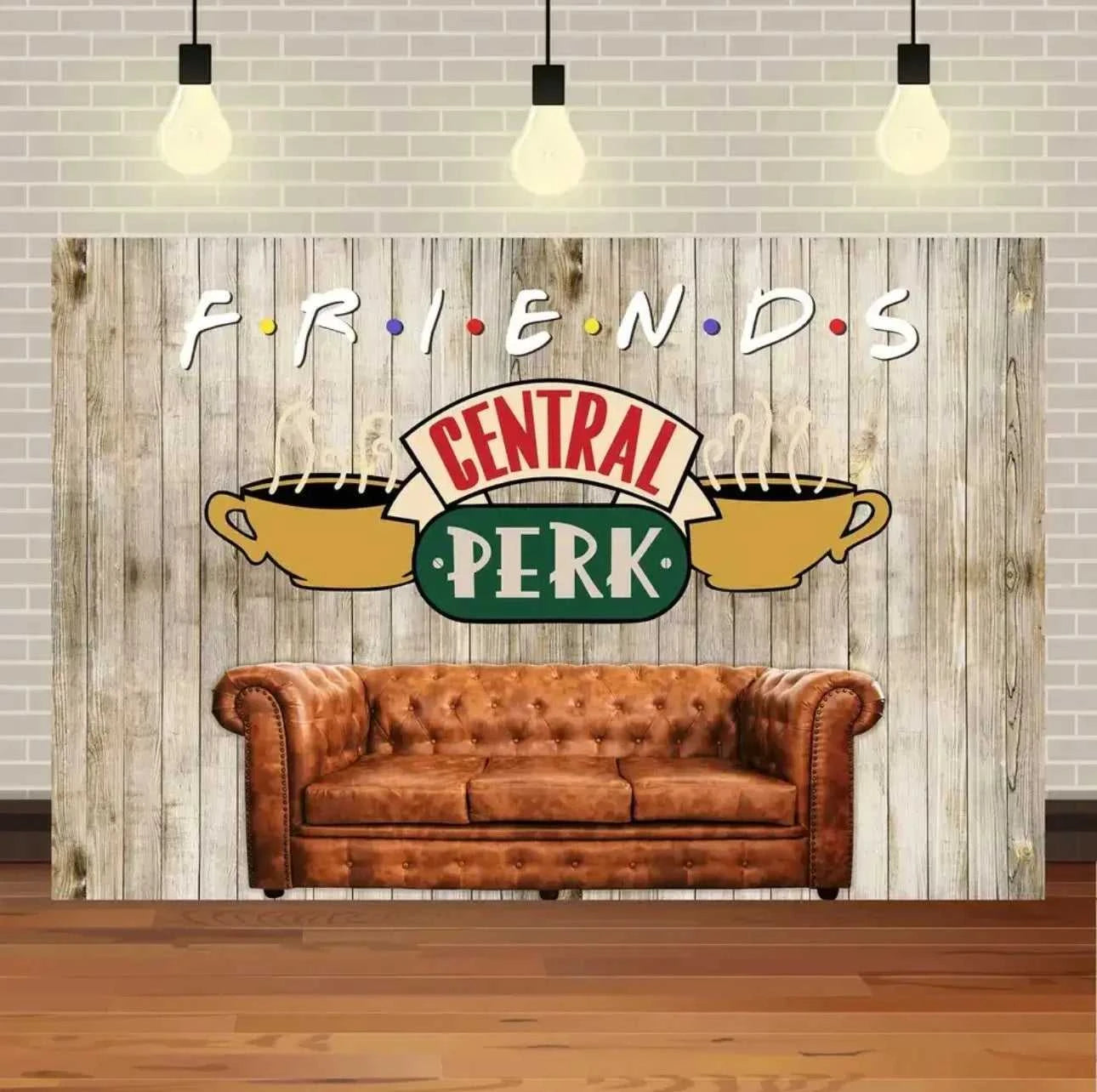 Red Brick Wall Theme Party Custom Backdrop Decorate Central Perk Friend Tv Show Retro Pub Sofa and Coffee Photography Background The jack market .AU The jack market .AU Home $ 57 14:200006153#JH 55-7;5:4182#270X180CM