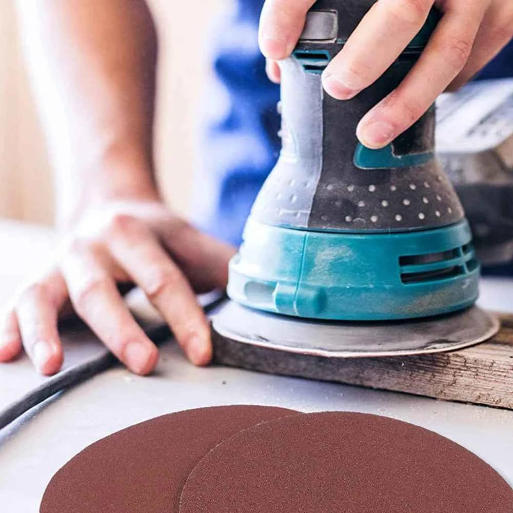 3/4/5/6/7inch 40PCS Sanding Disc Round Sandpaper Sheet Set Sand paper Buffing Polishing Pad for Car Polish Sanding Paper