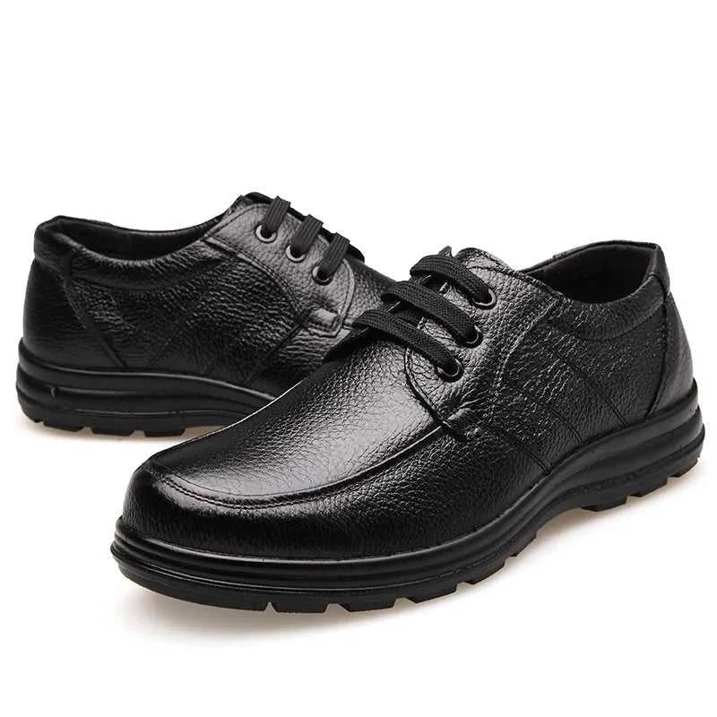 Genuine Leather Shoes Flat Mens Casual Shoes Cowhide Business Brand Male Footwear Soft Comfortable Black The jack market .AU The jack market .AU Step Up Your Style: Trendy Shoes for Every Occasion! $ 80 14:193#Black;200000124:200000364