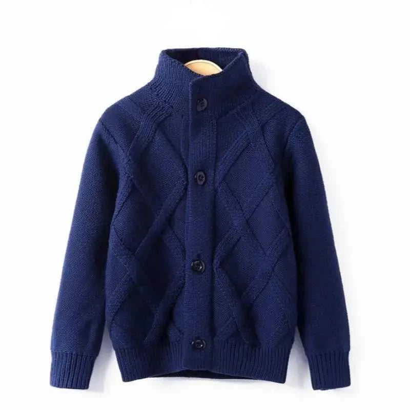 2023 new Spring Autumn Boys Sweater Solid Color Keep Warm Knitting Jacquard Weave V-neck Cardigan For Kids 2-10 Years Old The jack market .AU The jack market .AU Mum & Kids: Essential Products for Every Family $ 42 14:1254#Picture Color;200000463:200004187#2T-3T