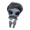 5inch Mini Baby Doll Reborn Dolls Lifelike Solid Soft Silicone Alien Baby Stretchable Doll Children Toy Reborn Gift