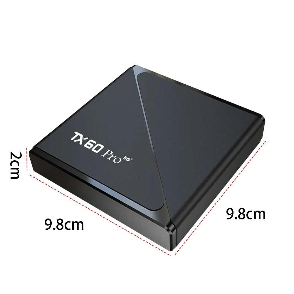 2025 Smart TV Box TX60 PRO Android 10 TV Box 14K 2.4G 5G Dual WiFi 6 Set-top Box Video Media Player 16G 256G Home Set Top Box The jack market .AU The jack market .AU Accessories Electronics $ 88 14:350853#AU
