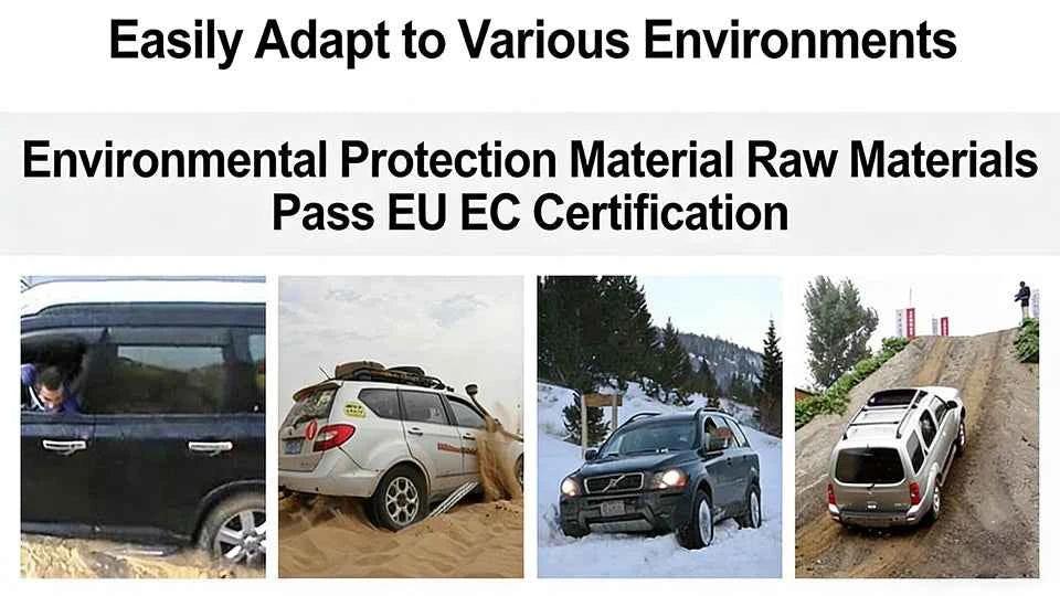 Car Snow Chains Universal Easy Install Tire Anti-Slip Chains for SUV Sedan Ice Snow Muddy Road Durable Emergency Traction Chains