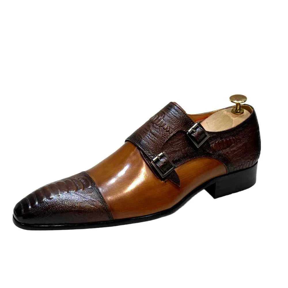 Men's Handmade Brown Monk Shoes Double Buckle Genuine Cow Leather Luxury Wedding Business Formal Basic Men's Footwear The jack market .AU The jack market .AU Step Up Your Style: Trendy Shoes for Every Occasion! $ 132 14:193#black;200000124:200000364