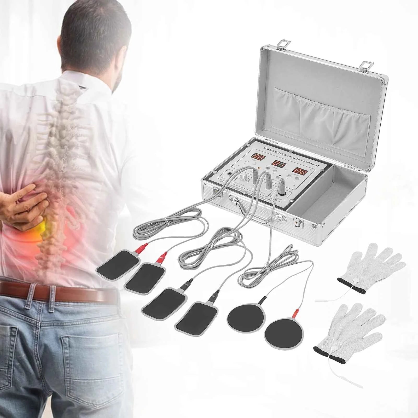 Bioelectric Wellness Massager - 10 Mode Pulse Therapy for Home & Salon Relaxation