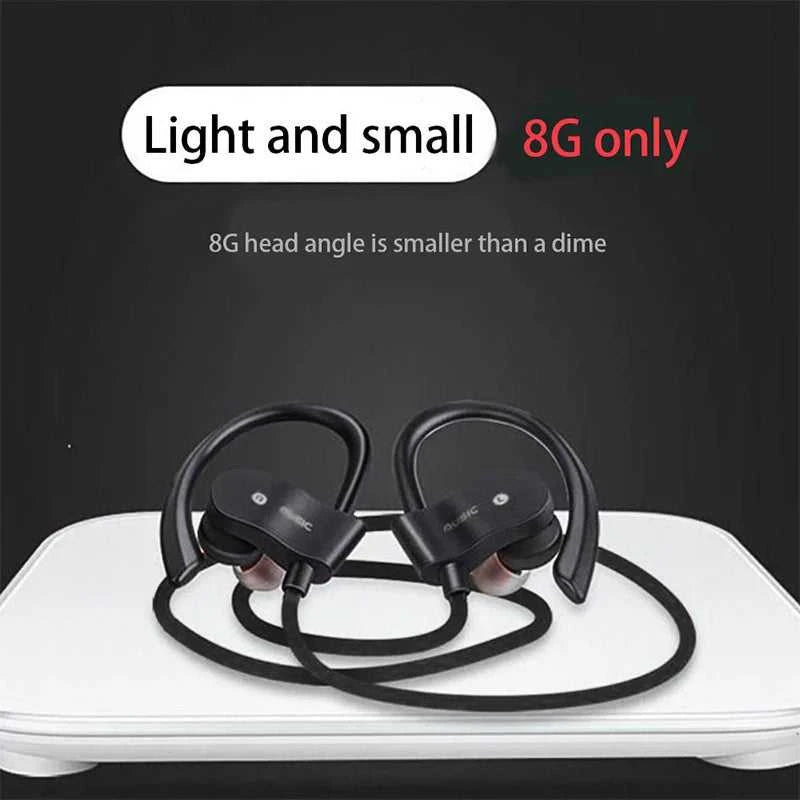 Wireless Headphones Earloop Ear Hook Earbuds Wireless Bluetooth Headset Handsfree Neckband With Mic Bluetooth Earphones The jack market .AU The jack market .AU Accessories Electronics $ 49 14:10#Black