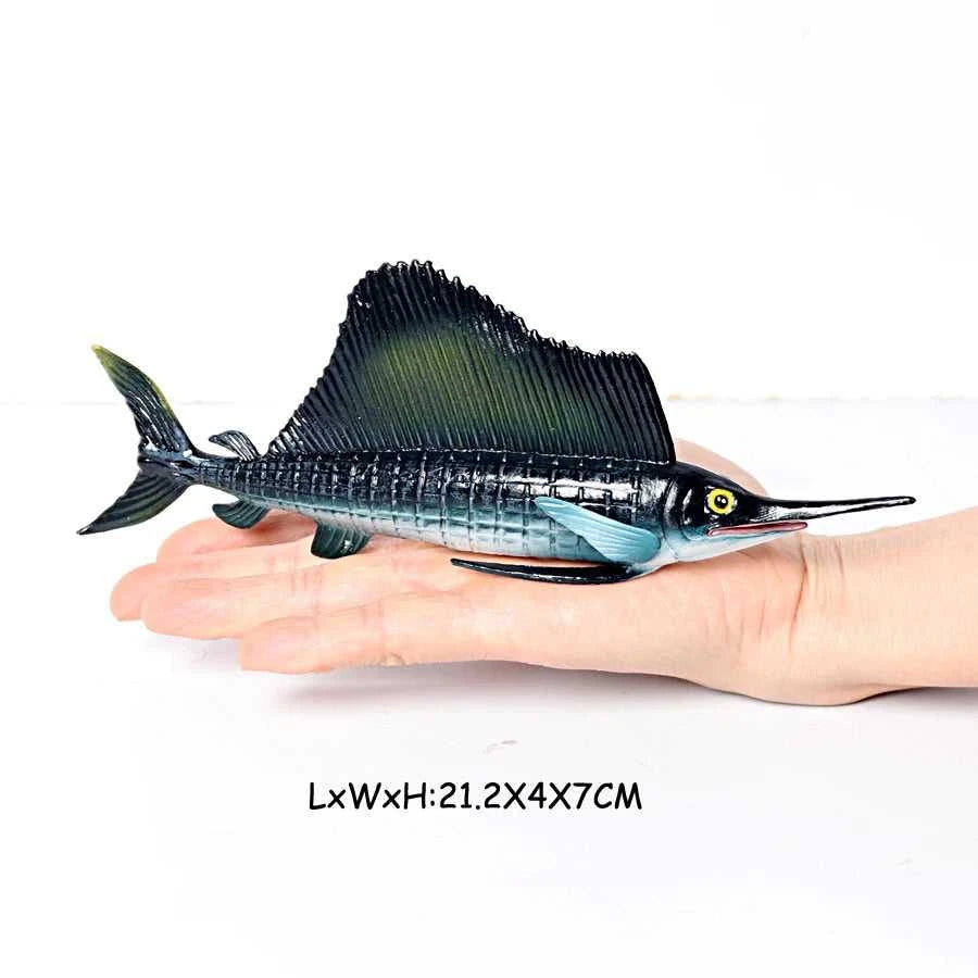 Realistic Sailfish & Flying Fish Animal Figurine Sea Animal Model Cake Topper Desktop Decoration Party Favors Toy For Kids The jack market .AU The jack market .AU Fishing Gear $ 24 14:771#sailfish-1