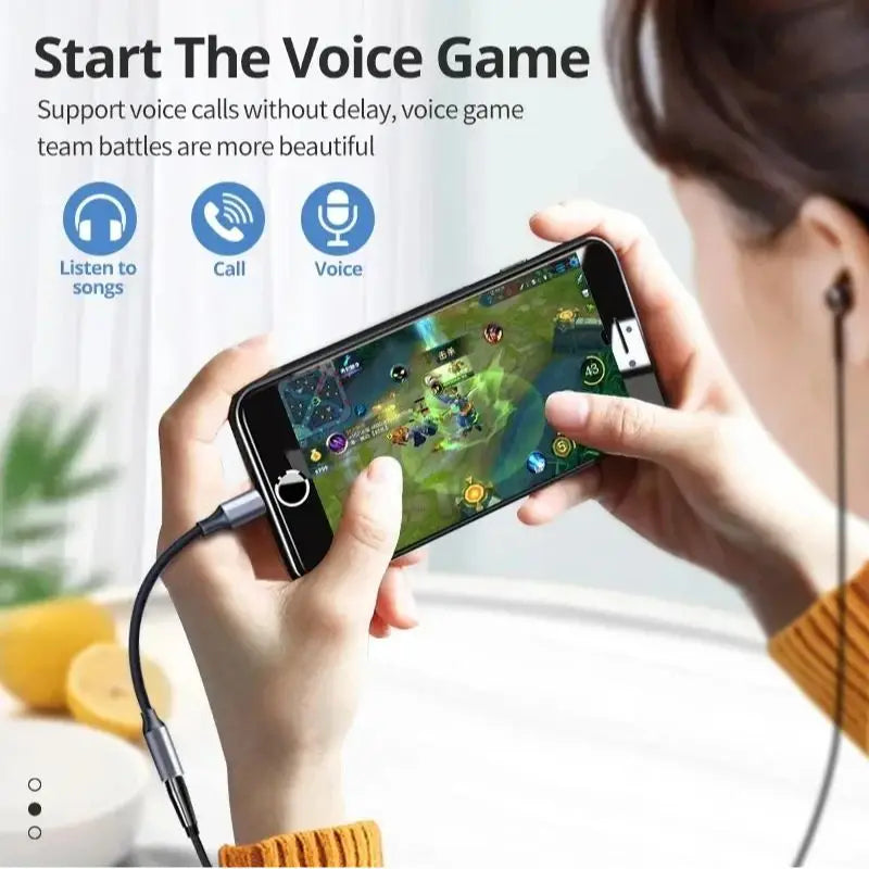 BrandName USB-C to 3.5mm Aux Adapter - Seamless Audio Experience for iPhone 15 Pro, Samsung Galaxy S24/S23