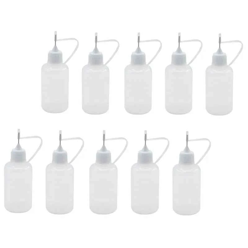 5Pcs 3ml 5ml 10ml 15ml 30ml 50ml 100ml 120ml Empty Plastic Squeezable Needle Tip Cap Dropper Bottles Eye Liquid Juice Containers