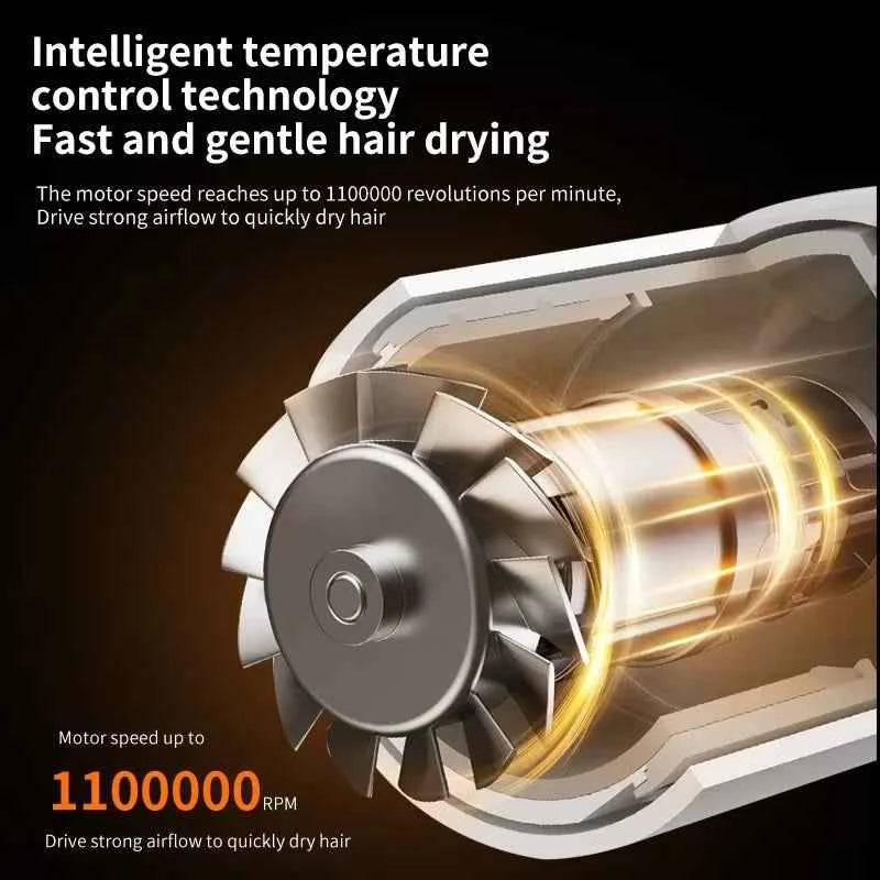 Super hair dryer Hair Salon Electric Wind Blowing Leafless Quick Dryer Negative Ion High Speed Hair Dryer Hair Styling Machine